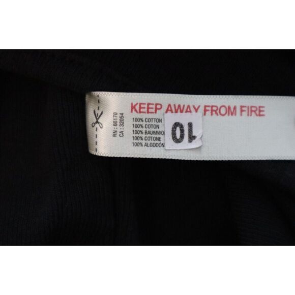 Free People Beach OB1999009 Women's Sz Medium Black Cotton S/S Romper - Picture 4 of 8